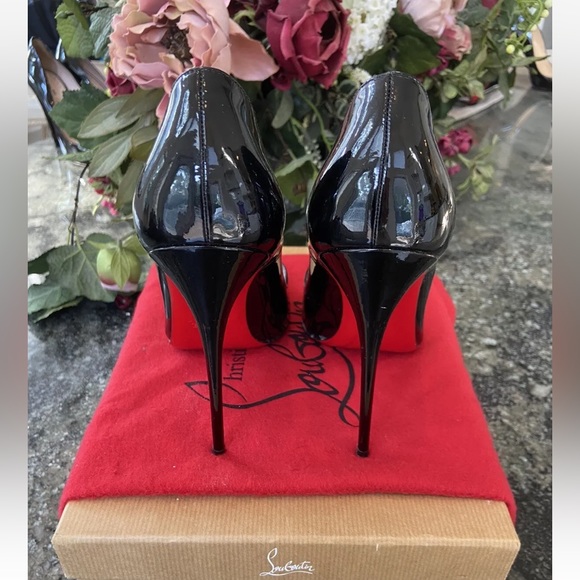 Louboutin So Kate Black Patent 4.8 inch Stilettos Euro 40 - Picture 5 of 8